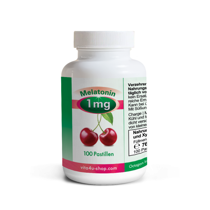 Melatonin 1 mg Kirsch-Lutschpastille Melatonin 1 mg Kirsch-Lutschpastille