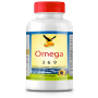 Omega 3-6-9 Komplex 1000 mg, reich an EPA, DHA & ALA| 150 Kapseln